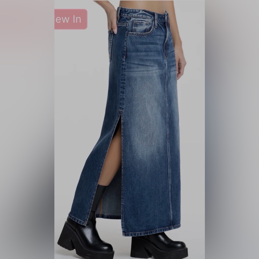 Miss Me Maxi Denim Skirt - Picture 6 of 6